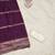 Wine silk embroidered unstitched dressmaterials 3 pair top bottom dupptaa