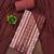 maroon cotton blend embroidered unstitched dressmaterials 3 pair top bottom dupptaa