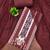 maroon cotton blend embroidered unstitched dressmaterials 3 pair top bottom dupptaa