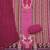 Pink cotton embroidered unstitched dressmaterials 3 pair top bottom dupptaa
