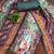 Purple cotton embroidered unstitched dressmaterials 3 pair top bottom dupptaa