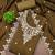 Brown cotton embroidered unstitched dressmaterials 3 pair top bottom dupptaa