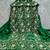 Green cotton embroidered unstitched dressmaterials 3 pair top bottom dupptaa