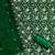 Green cotton embroidered unstitched dressmaterials 3 pair top bottom dupptaa