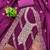 Purple cotton embroidered unstitched dressmaterials 3 pair top bottom dupptaa