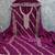 Purple cotton embroidered unstitched dressmaterials 3 pair top bottom dupptaa