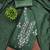 Green cotton embroidered unstitched dressmaterials 3 pair top bottom dupptaa