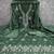 Green cotton embroidered unstitched dressmaterials 3 pair top bottom dupptaa