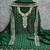 Green cotton embroidered unstitched dressmaterials 3 pair top bottom dupptaa