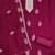 Pink silk embroidered unstitched dressmaterials 3 pair top bottom dupptaa