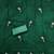 Green silk embroidered unstitched dressmaterials 3 pair top bottom dupptaa