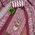 Maroon cotton embroidered unstitched dressmaterials 3 pair top bottom dupptaa