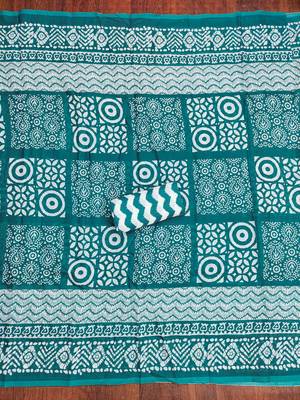 Indigo cotton embroidered unstitched dressmaterials 3 pair top bottom dupptaa 4