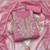 pink organza embroidered unstitched dressmaterials 3 pair top bottom dupptaa