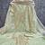 sea green organza embroidered unstitched dressmaterials 3 pair top bottom dupptaa