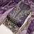 purple organza embroidered unstitched dressmaterials 3 pair top bottom dupptaa
