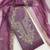 wine organza embroidered unstitched dressmaterials 3 pair top bottom dupptaa