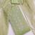 sea green organza embroidered unstitched dressmaterials 3 pair top bottom dupptaa