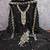 black silk blend embroidered unstitched dressmaterials 3 pair top bottom dupptaa