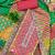 pink cotton blend embroidered unstitched dressmaterials 3 pair top bottom dupptaa
