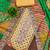 yellow cotton blend embroidered unstitched dressmaterials 3 pair top bottom dupptaa