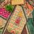 yellow cotton blend embroidered unstitched dressmaterials 3 pair top bottom dupptaa