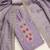 lavender silk blend embroidered unstitched dressmaterials 3 pair top bottom dupptaa
