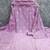 purple georgette embroidered unstitched dressmaterials 3 pair top bottom dupptaa