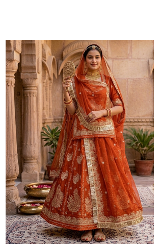 new designer royal indian poshak lehanga  1