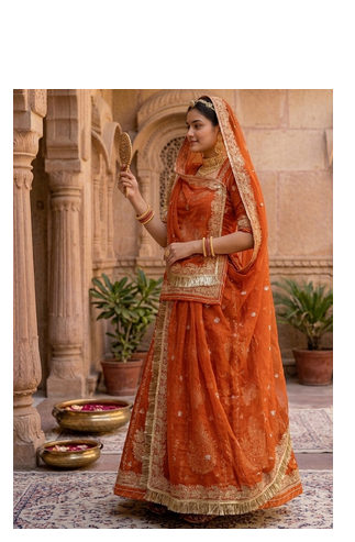 new designer royal indian poshak lehanga  2