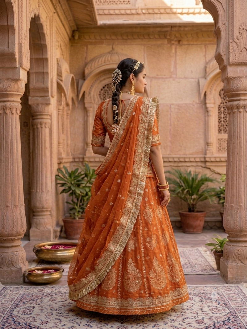 new designer royal indian poshak lehanga 