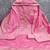 pink chanderi embroidered unstitched dressmaterials 3 pair top bottom dupptaa