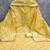yellow chanderi embroidered unstitched dressmaterials 3 pair top bottom dupptaa