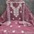 Brown chanderi  embroidered unstitched dressmaterials 3 pair top bottom dupptaa