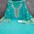 Indigo chanderi  embroidered unstitched dressmaterials 3 pair top bottom dupptaa