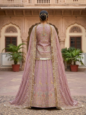 ew designer tradiona royal poshank lehanga indian 3