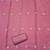 Pink georgette embroidered unstitched dressmaterials 3 pair top bottom dupptaa