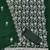 Green georette  embroidered unstitched dressmaterials 3 pair top bottom dupptaa