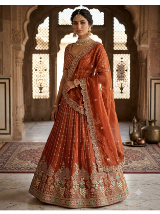 new designer party wear indian and pakistani lehanga dress  1