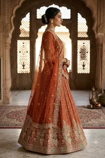 new designer party wear indian and pakistani lehanga dress 