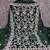 Black georette  embroidered unstitched dressmaterials 3 pair top bottom dupptaa