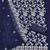 Blue georette  embroidered unstitched dressmaterials 3 pair top bottom dupptaa