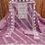 Lavender chanderi embroidered unstitched dressmaterials 3 pair top bottom dupptaa
