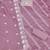 Lavender chanderi embroidered unstitched dressmaterials 3 pair top bottom dupptaa