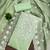 Sea green chanderi embroidered unstitched dressmaterials 3 pair top bottom dupptaa