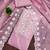 Pink chanderi  embroidered unstitched dressmaterials 3 pair top bottom dupptaa