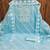 Sky chanderi embroidered unstitched dressmaterials 3 pair top bottom dupptaa