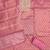 Pink silk  embroidered unstitched dressmaterials 3 pair top bottom dupptaa