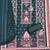 Aqua georgette embroidered unstitched dressmaterials 3 pair top bottom dupptaa