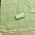 Green silk  embroidered unstitched dressmaterials 3 pair top bottom dupptaa